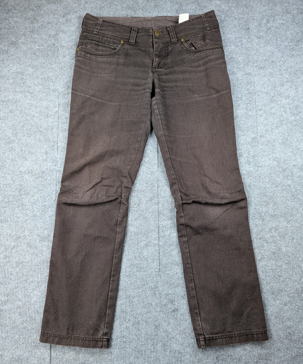 Nau Canvas Pants Womens 6 Outdoor 3D Knee Organic Cotton Hiking Boho Utility